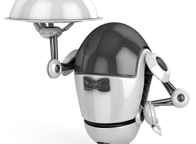THIS IS WHERE IT ALL STARTS, ROBOTS AS WAITERS!