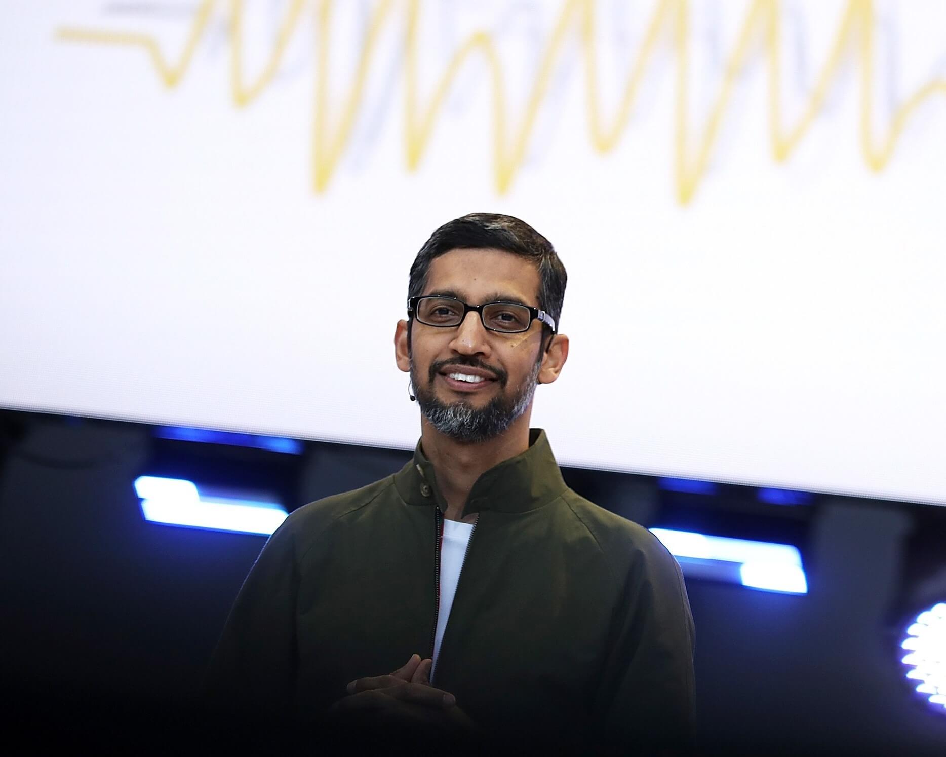 SUNDAR PICHAI'S MAY NEED A GOOGLE SEARCH FOR INSPIRATIONAL VISION