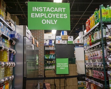 Instacart workers strike for better COVID-19 protection!