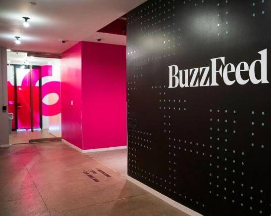 BUZZFEED EMPLOYEES STAGE WALKOUT 