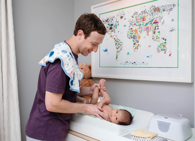 ZUCKERBUURG THE FATHER, TO TAKE THE PATERNITY LEAVE
